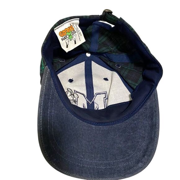 Vintage Disney- Goofy Hat Co. - Mickey Mouse Plaid Adjustable Hat 1990\'s in OS